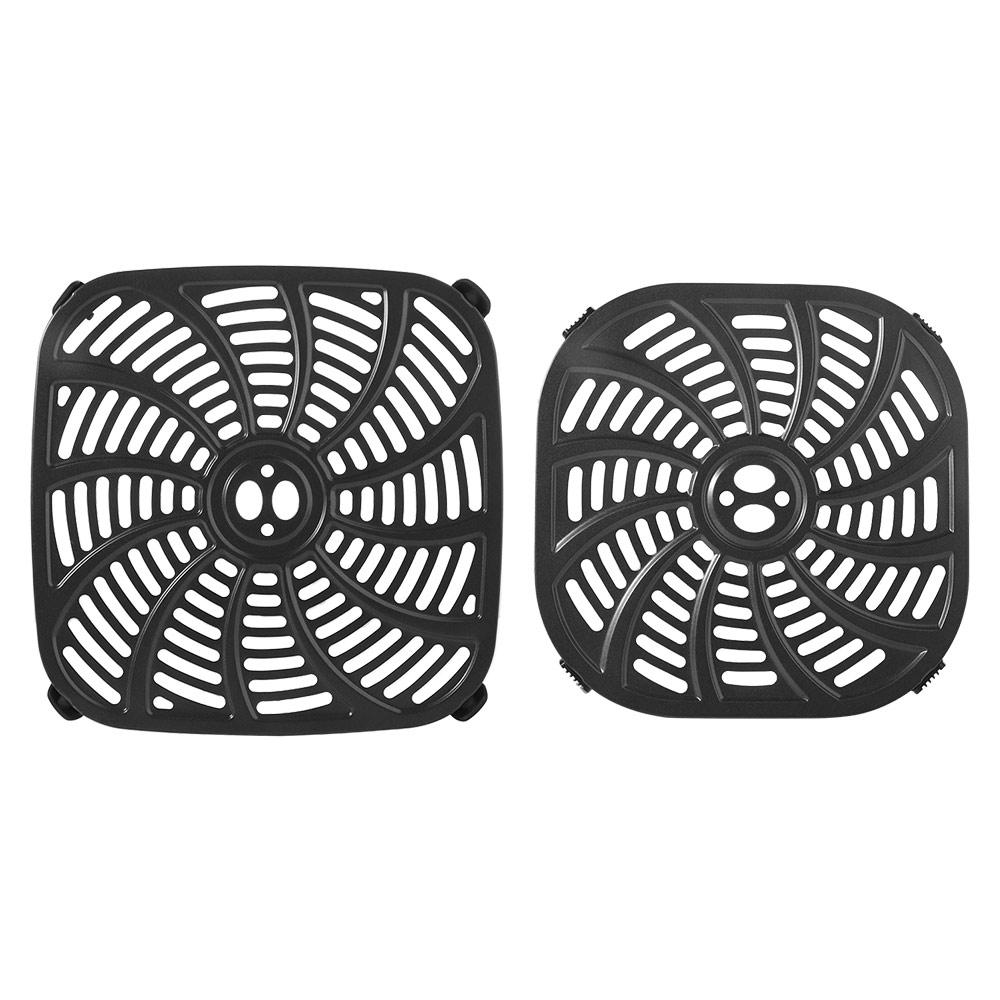Round Air Fryer Grill Pan Square Air Fryer Grill Plates Crisper Basket Replacement Tray