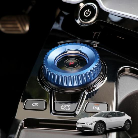 Tuning Aluminum Alloy Gear Shift Control Knob Cover Trim For KIA EV6 -2026
