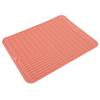 Dish Drying Mat Soft Flexible Rubber Heat Resistant Nonslip BPA Free Eco Friendly Wide Application