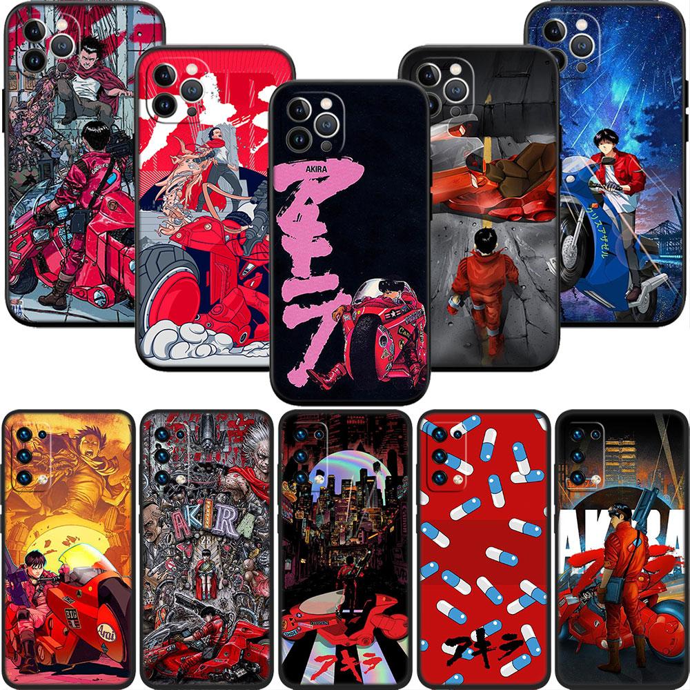 LO2 Akira Anime Soft Shell Phone Case for Samsung Galaxy S20 S21 S22 Ultra FE + Plus A21S A22 A24 A25 A26 A30 A30S A31
