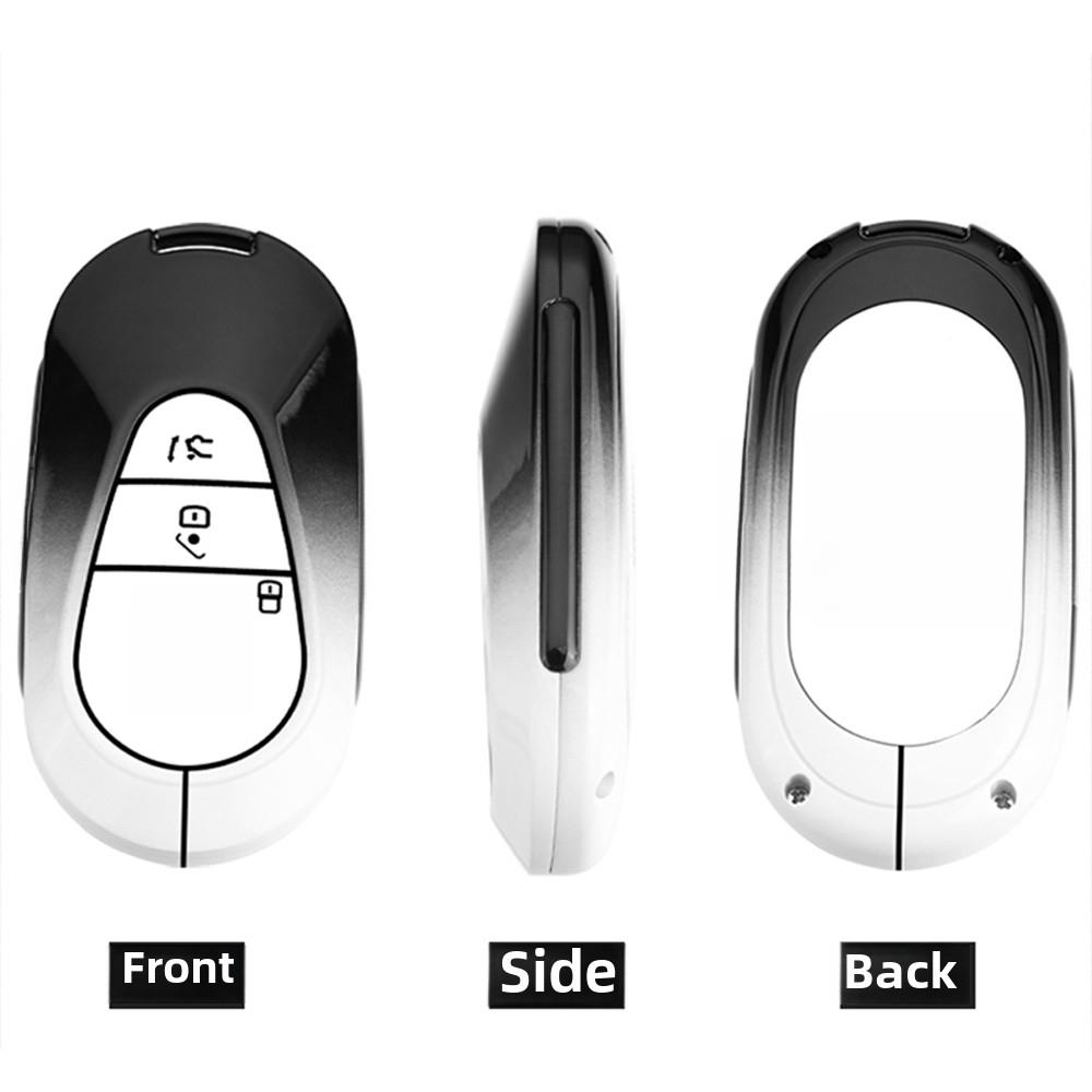 Car Key Case Cover Shell for Mercedes Benz C E S Class GLC W206 W223 W214 E300 C260 C300 S450 S500 S400 Fob Accessories