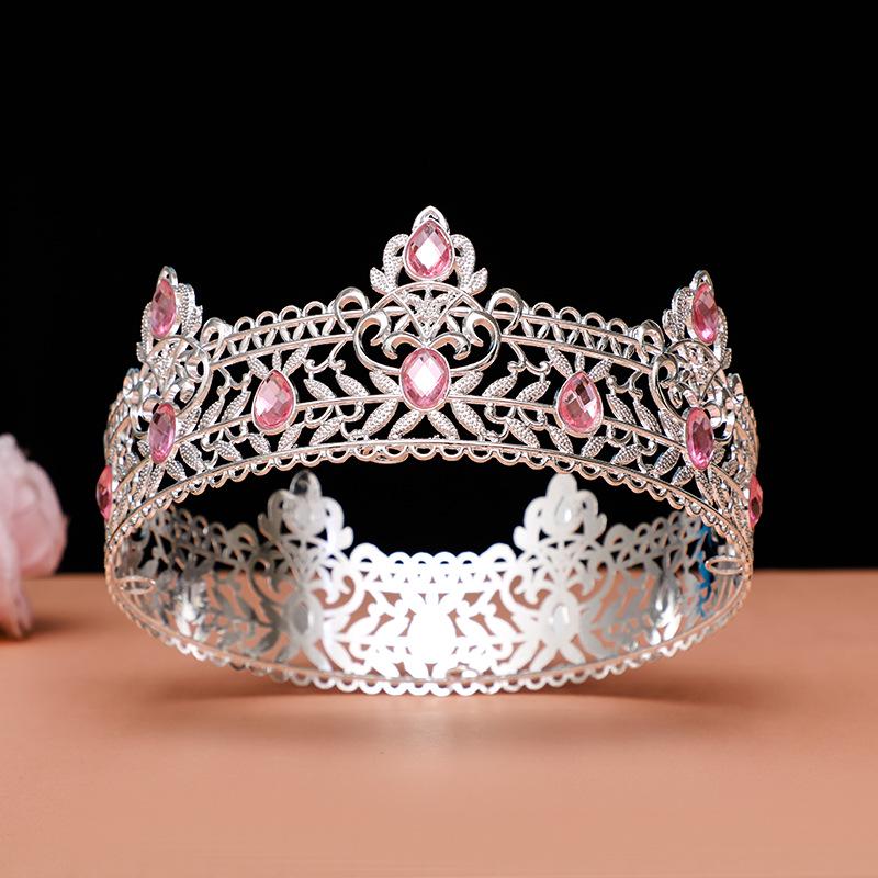 Rochie multicoloră pentru bărbați, coroană aurie - Accesoriu pentru ziua de naștere sau mireasă în stil european și american