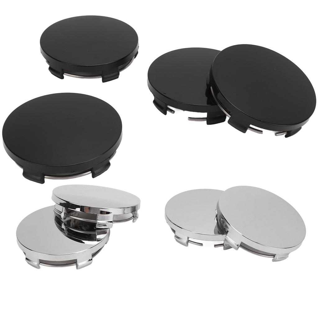 4PCS 60mm Car Wheel Center Hub Cap with Iron Stylish Wheel Tyre Center Rim Hub Cover