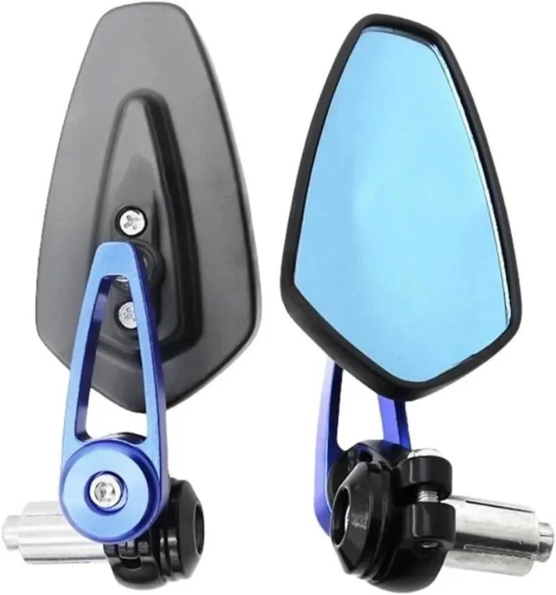 1 Pair 7/8" 22mm Motorcycle Rearview Mirrors Universal Scooter Bar End Handlebar Mirror Rear View Mirror Accessories