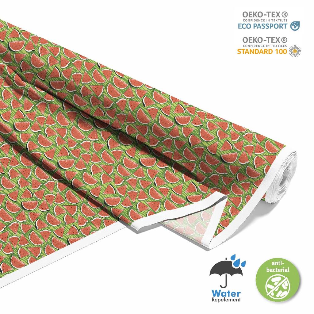 Outdoor Dekostoffe Oxford - Motiv Wassermelone I Dx739