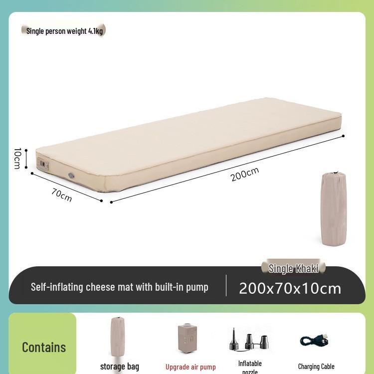 Portable Thickened Automatic Inflatable Camping Pad for Outdoor, Travel, and Home Use