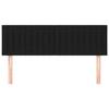 VidaXL 2x Headboards Bedroom Furniture Bed Accessories Single Bed Headboards Interior Black 346244