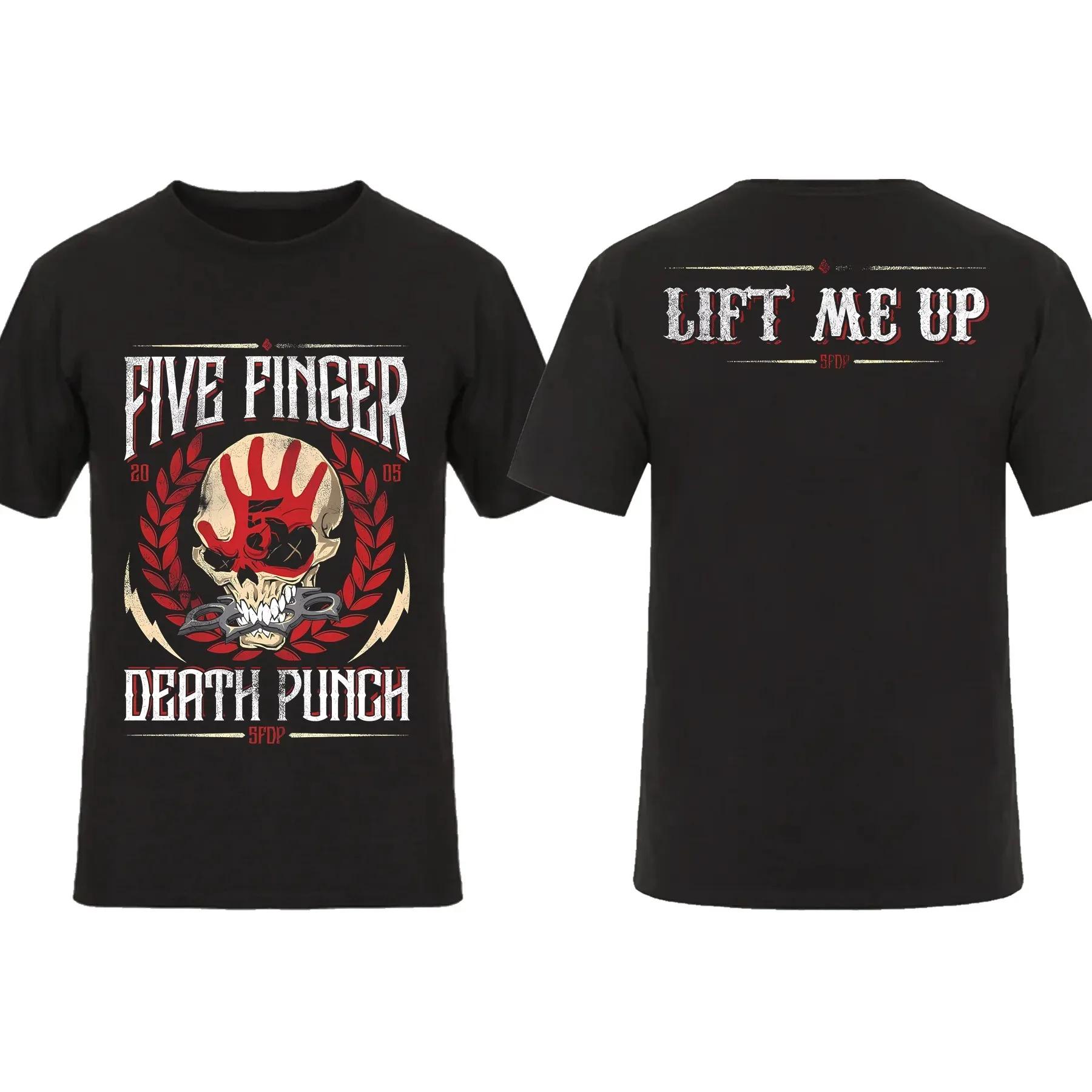 

Футболки с принтом Five Finger Death Punch 3D Streetwear Horror для мужчин и женщин, модные футболки большого размера с коротким рукавом и круглым вырезом для мужчин XS