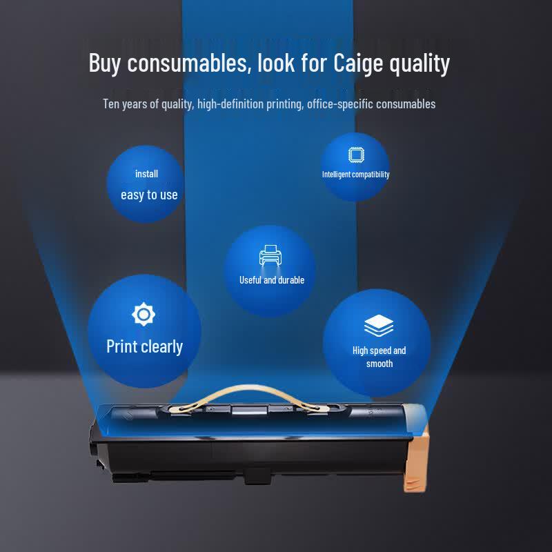 High-Yield Compatible Fuji Xerox CT201820 Black Toner Cartridge