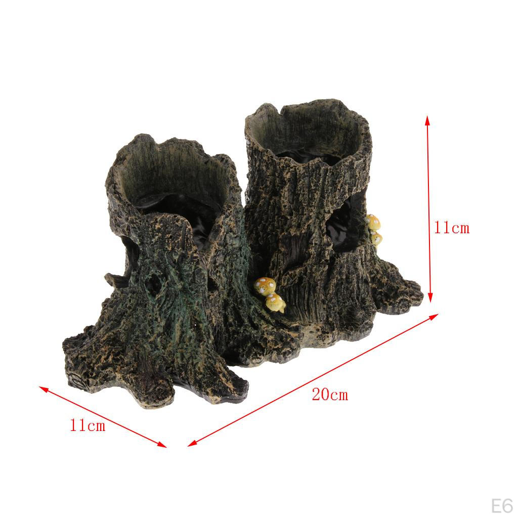 Tank Resin Hiding Cave Turtle Climbing Dispenser