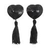 Nipple Stick the Guillotines Women's Adhesive Bra Women's Sexy Tassel Heart-Shaped Sequins Breast Pad Silicone Direct Supply