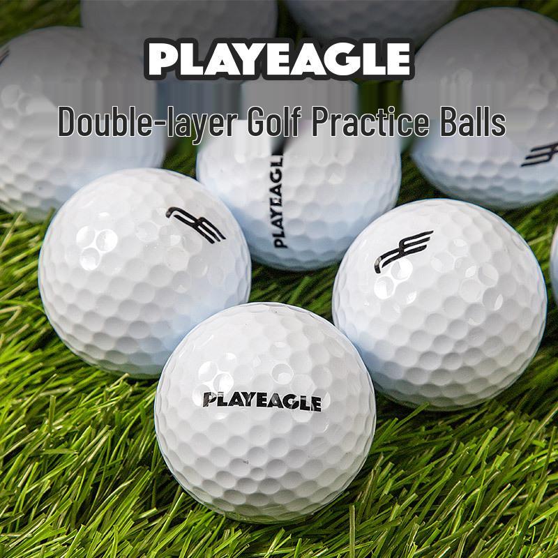 PLAYEAGLE Double Layer Golf Balls - Long Distance Practice (12 Balls/Box) - Ideal Business Gift Golf