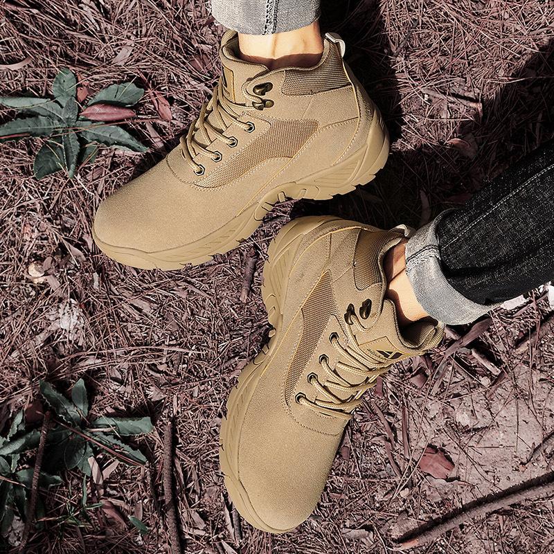 Tourist Hiking Shoes Lightweight Cushioning Hiking Shoes Field Training Shoes Large Size Shoes