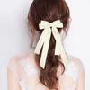 Stylish Bow Ribbon Hairpin: Sweet, Versatile, High-End Hair Accessory for Trendy Girls