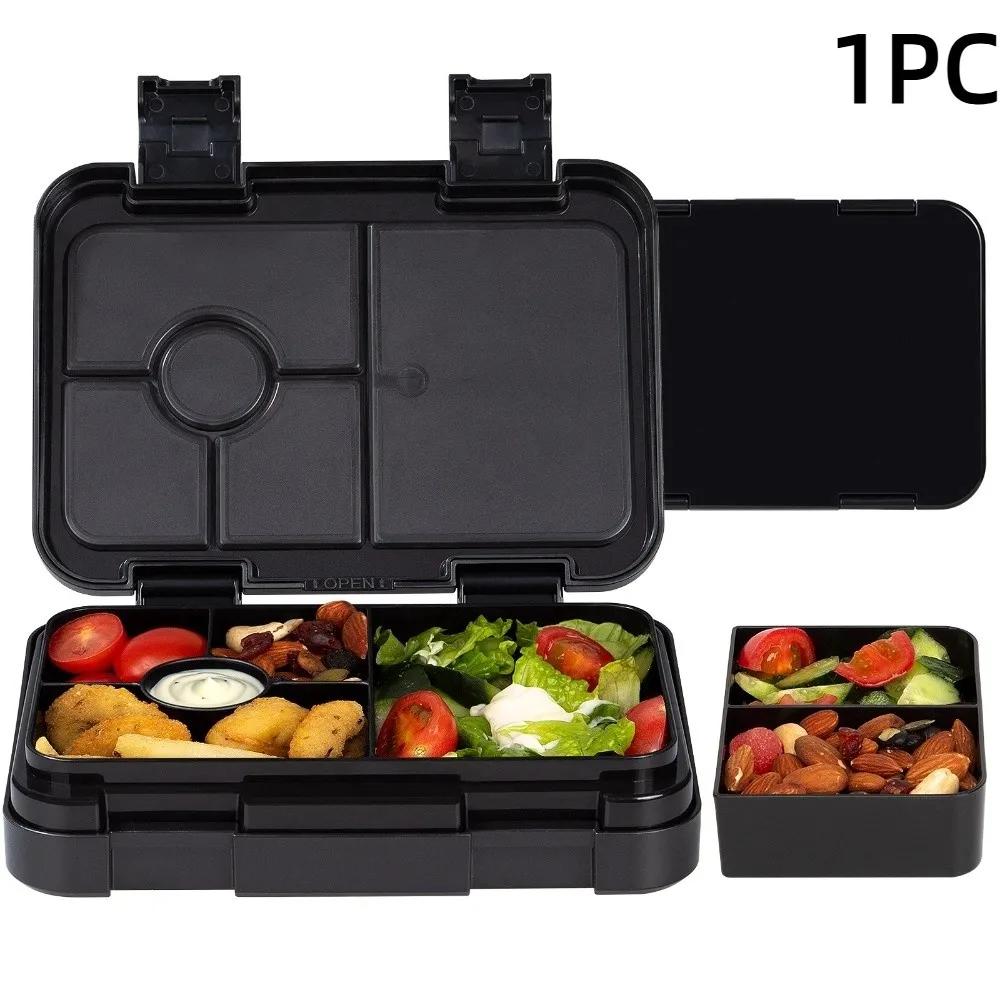 Double-layer 810ml Lunch Box Divided Leakproof Microwave Oven Bento Box Interlayer Easy to Clean Leakproof Storage Box