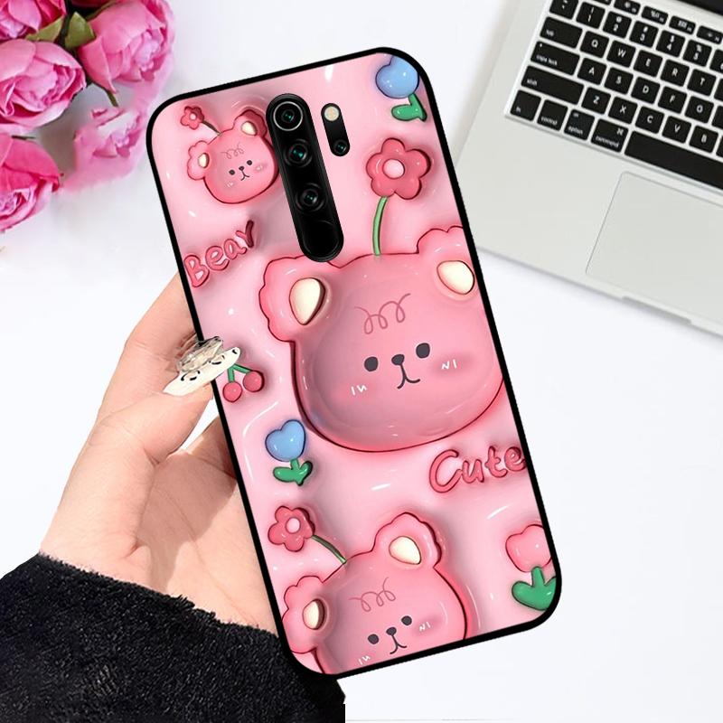 Pro Redmi Note 8 Pro Pouzdro Note 8T Populární Nárazuvzdorné Coque Fundas Chránič Pro Redmi Note8 Měkký Silikonový TPU Nárazník Telefonu Kryt