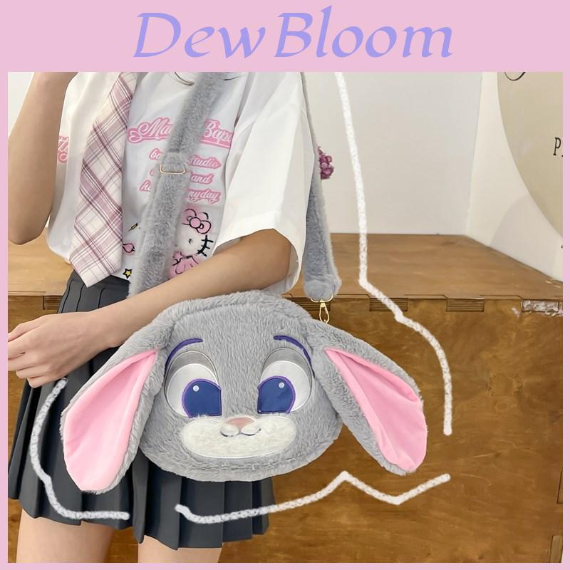 Zootopia Judy Hopps Nick Wilde Plush Bag With Zipper For Daily Use