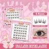 6-Row False Eyelashes Natural Look DIY Lash Extension Kit 3D Faux Mink Lash  Personal Care