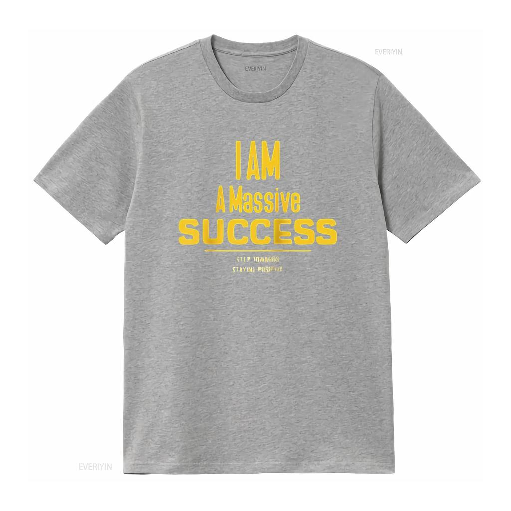 Mens Motivational I Am Quote Design For Business Success Raglan Baseball T Shirt White vintage Washed homme designer clothes