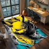 Pikachu Floor Mat Washable Non Slip, Fashion Large Area Rug Carpet for Home Gamer Bedroom.-TING