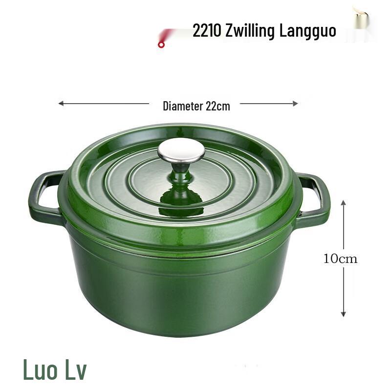 Cast Iron Enamel Stew Pot