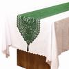 1PC Christmas Table Runner Lace Table Runner Christmas Flower Lace Table Cover for Home Kitchen Tablecloth Wedding Party Supply