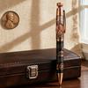 The Last Cent 2025 Commemorative Pen with Penny Relief Historical Inspiration Pen Matte Black Bronze Collector's Gift for History Enthusiasts