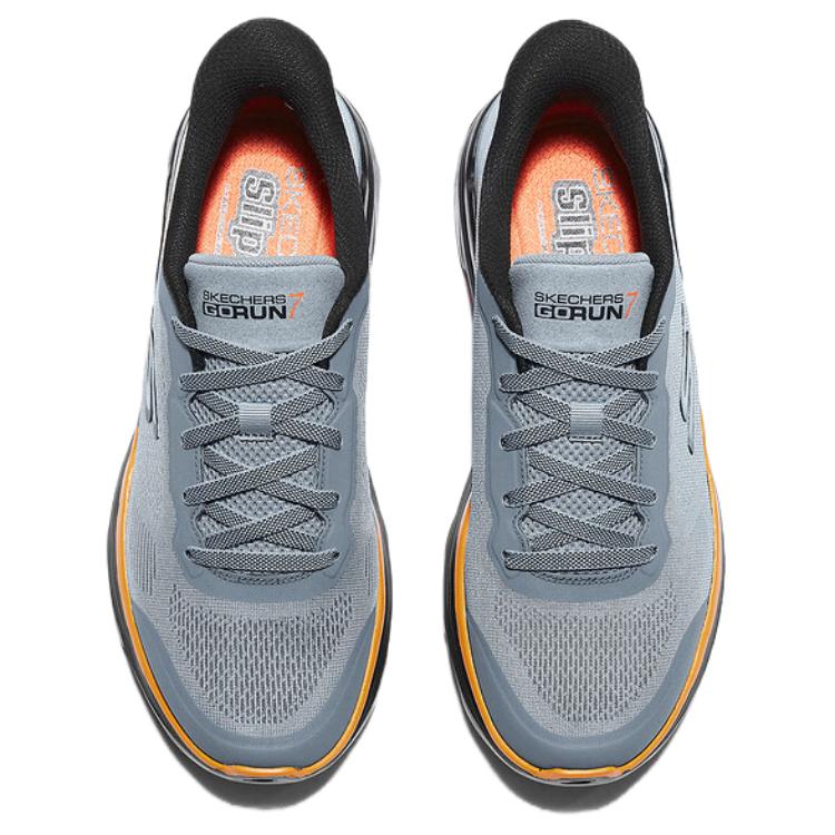 Skechers Go Run 7.0 Comfortable Soft Low-Top Casual Running Shoes Men Sneaker Gray 220674-GYBK