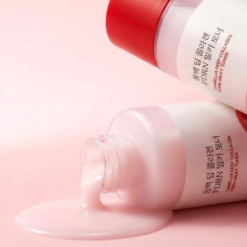 ROUND LAB Camellia Deep Collagen PDRN Milky Toner Firming Hydrating Facial Toner 150ml