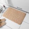 Floor Mat 1PCS Household Pebble Embossed Doorway Carpet Doormat Toilet Absorbent Foot Mat Bathroom Non-slip Floor Mat
