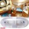 2 Pcs Optronics RV Car LED Ceiling Light Marine Boat Camper Trailer Dome Lamp Caravan 12V 340LM