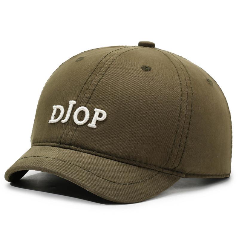 Fashion Hat Aoteng new letter embroidered baseball cap men and women soft top American cap outdoor casual short brim sun hat