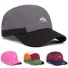 Unisex Gebirgszug-Aufnäher Schnelltrocknende Baseballkappen Frühling Sommer Outdoor Verstellbare Freizeitkappen Sonnenschutzmütze Sportkappe