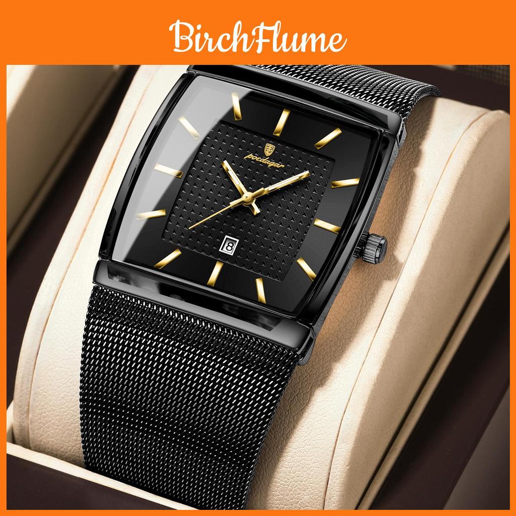 Simplicity Quartz Watch For Men With Luminous Dial And Calendar Function