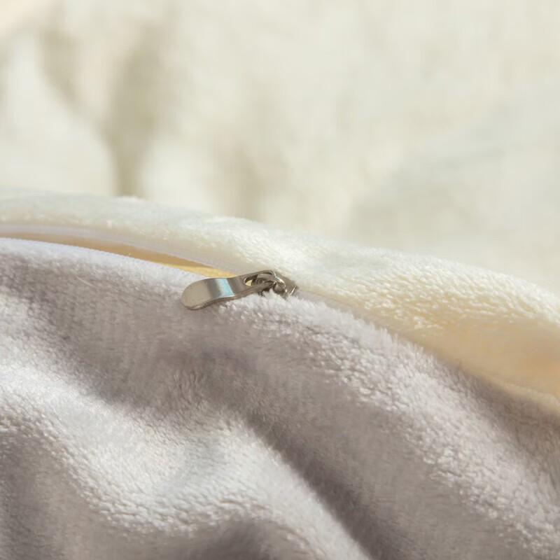 Muji Washed Warm Milk Velvet Quilt Set