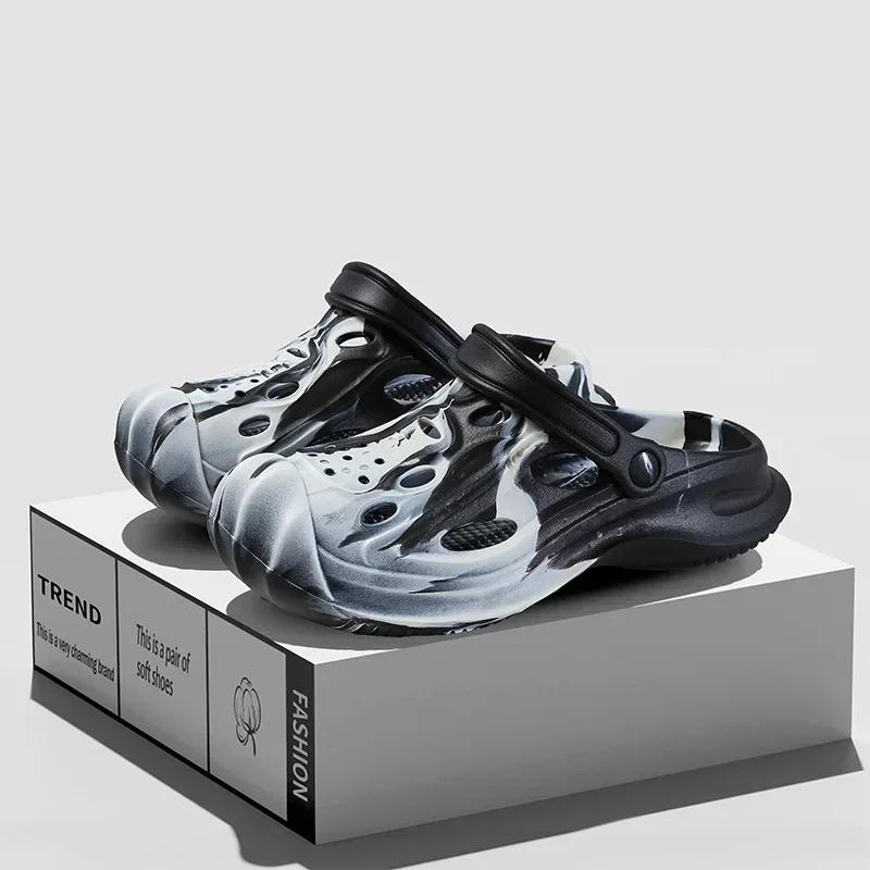 Fashion Summer Men Clogs Camouflage Sandals Classic Beach Slippers Male Soft EVA Indoor Slides Lover Flip Flop Outdoor Men Garden Shoes