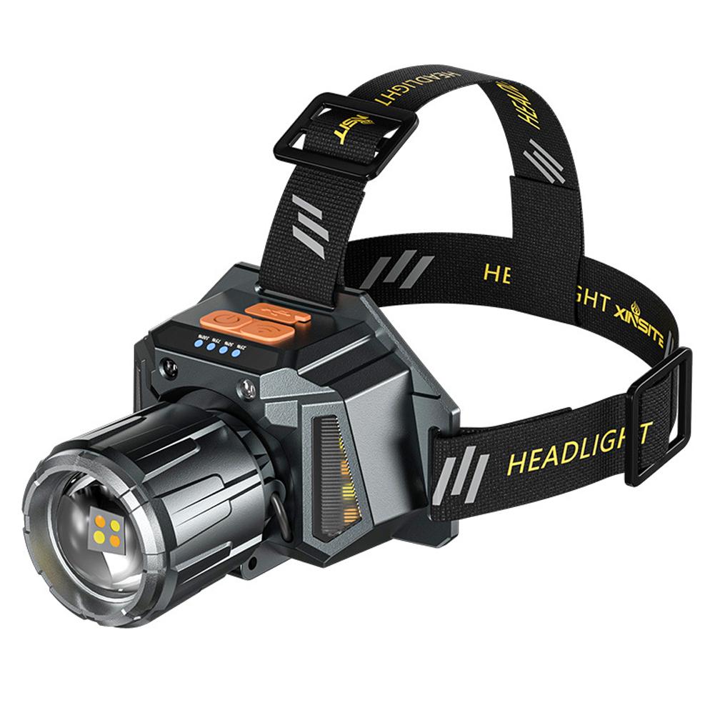 Sensor Headlamp LED Head Flashlight COB Rechargeable Headlight Head Torch Built-in Battery Fishing Camping Lantern
