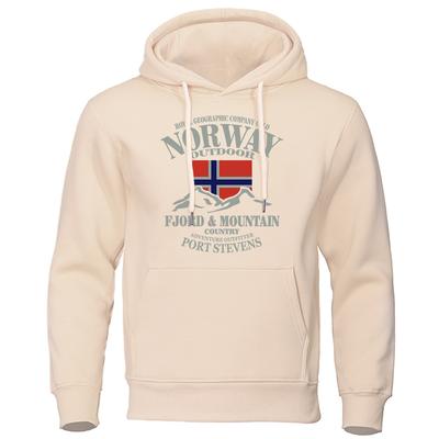 Norwegen Fjord Berg Hoodies Für Männer Herbst Straße Hoodie Lose Mode Hoody Übergroßen Casual Kleidung Frauen