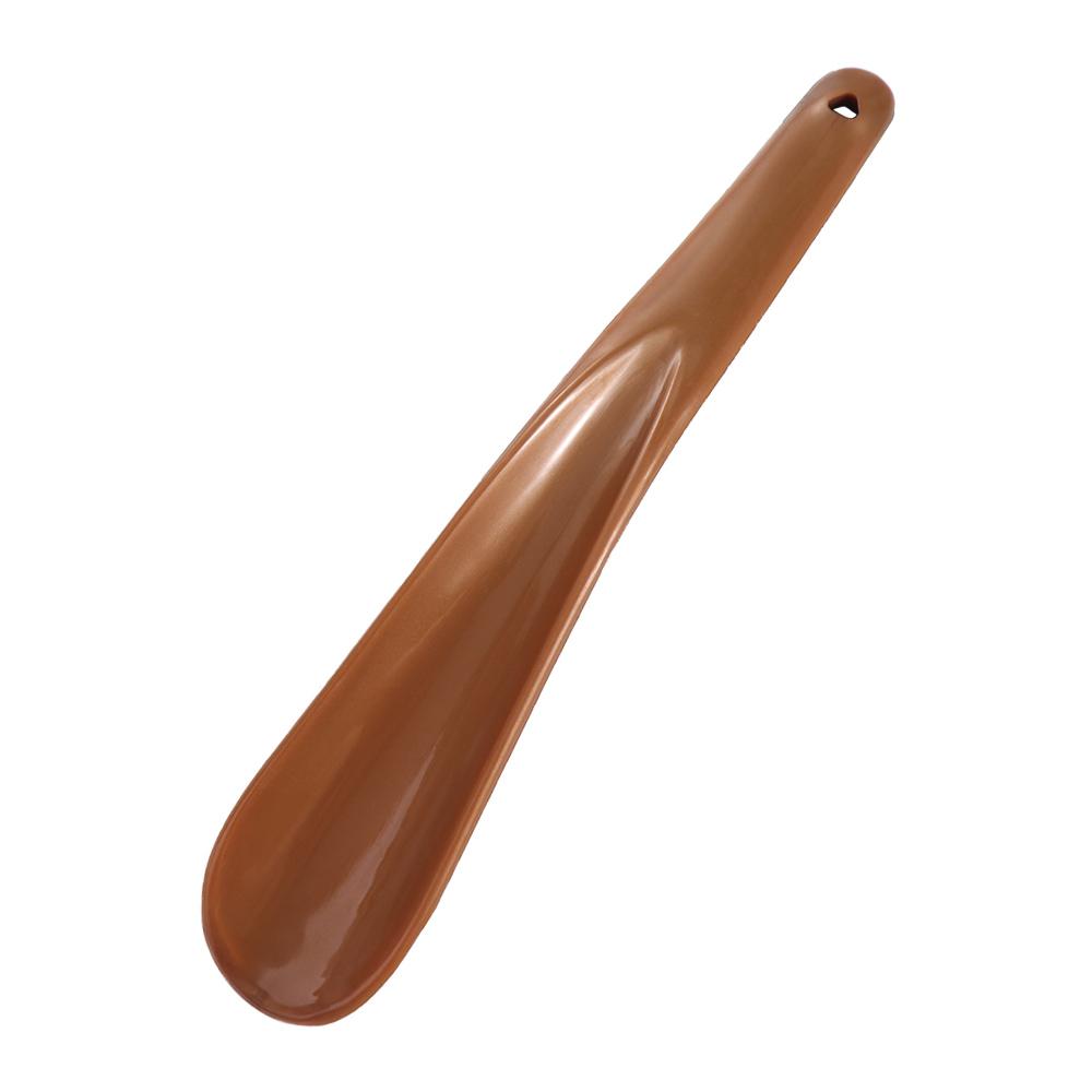 Shoe Aid Accessories 7.6 Shoe Horn Spoon Shape Lightweight Shoe Lifter PP Plastic Portable Lazy Shoe Helper золотой