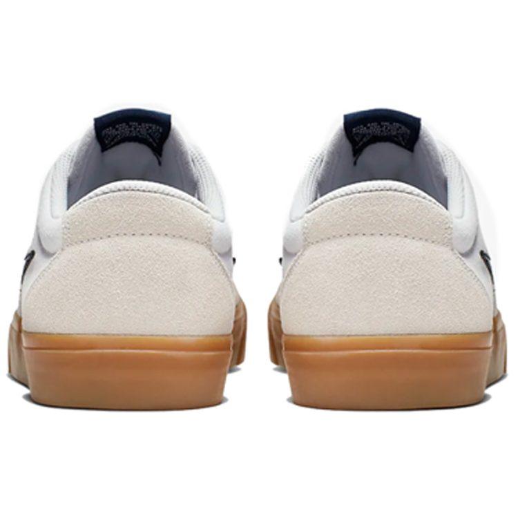 Nike SB Chron Low Top Skateboard Shoes Unisex White Brown CD6278-100