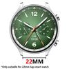 Banda de Titanio para Hombre de 22 mm para HUAWEI GT5 Pro 46 mm Ultimate Watch 3/4 Pro Banda GT4 5 46MM Pulsera de Lujo para Amazfit Balance Garmin