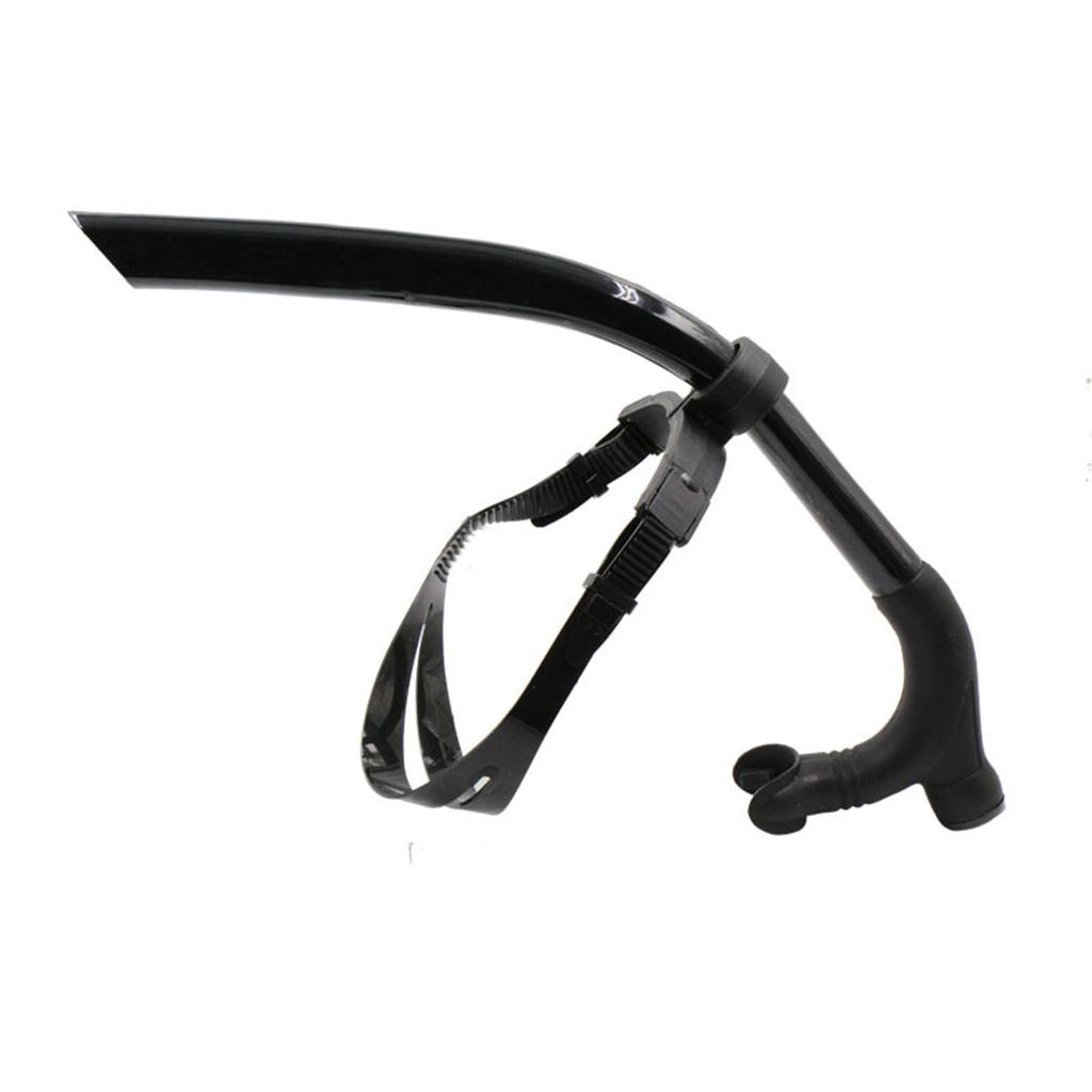Swimming Snorkel, Scuba Training, Center-Mount Comfortable Silicone Mouthpiece, Easy to Breathe for Pool and Open Water