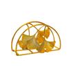Space-Saving Ironwork Gold Tissue Holder Standing Nordic Style Ginkgo leaves Napkin Stand No-slip Multi-purpose