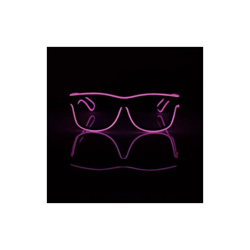 Premium Quality Led El Wire Glasses Light Up Glow Sunglasses For Dj Nightclub Parties