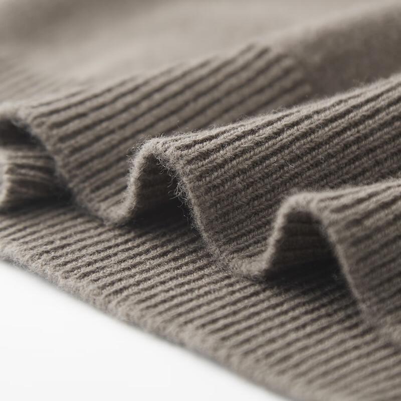 Pánský těžký vlněný svetr Shanshan na poloviční zip