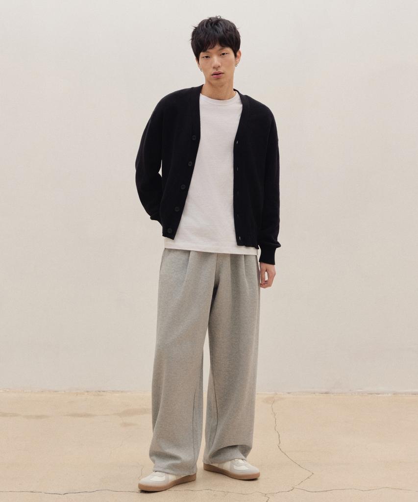 AGOD Carpenter Daimaru Sweat Wide Pants [Gray]
