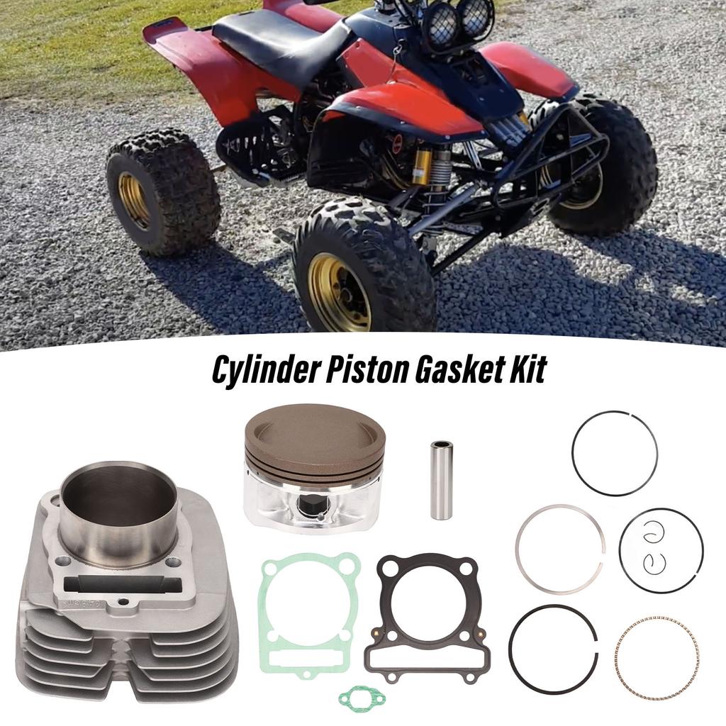 13pcs Cylinder Piston Top End Kit UY 11310 03 00 Aluminum Alloy Replacement for Big Bear Wolverine 350 Grizzly 350