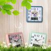 Wall Clock Dual Purpose Quartz Clock Simple Square Clock with Electronic Clock Lunar Calendar Display
