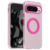 For Google Pixel 9 Pro XL Case Luxury Matte Candy Colorful Clear Magsafe Cover For Google Pixel 9 Magnetic Wireless Charge Case