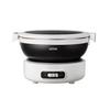1.2L Electric Folded Cooking Pot Portable Multi-cooker Stainless Steel Portable-Split 500W Multifunctional Rice Heater with Bowl